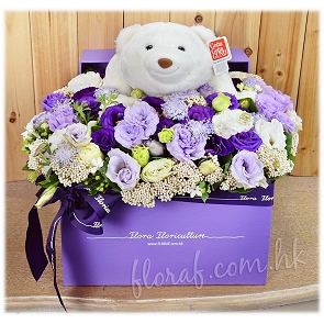 R92  奧本海姆玩具大獎Snuffles 泰迪熊、 鮮花盒花